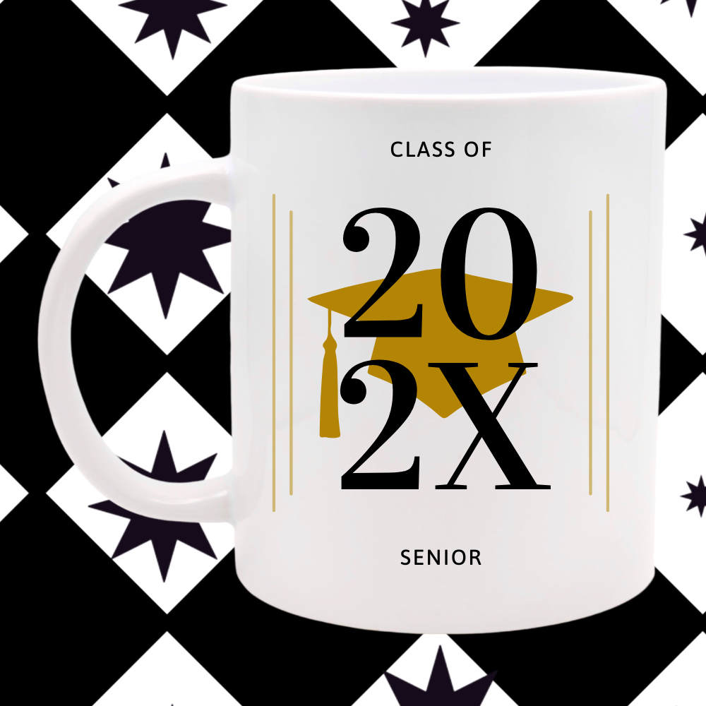 Graduation Mug - Gold and Black