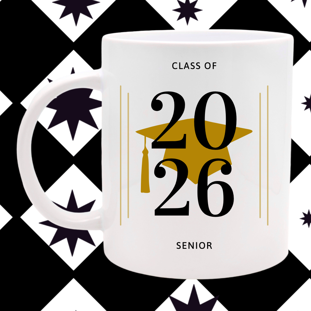 Graduation Mug - Gold and Black