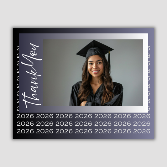 Graduation Thank You Postcard 2026