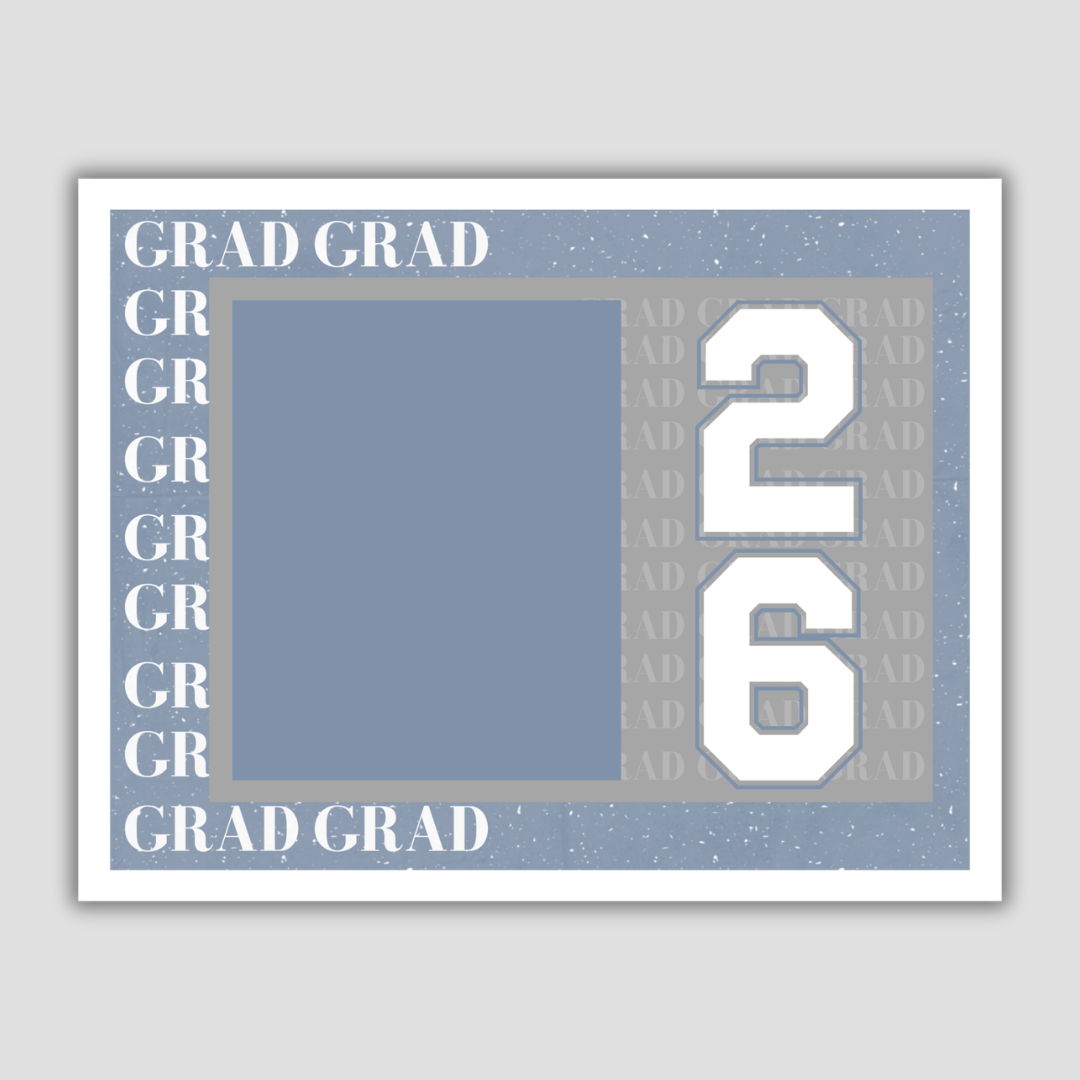 Graduation Invitation Postcard Grad 2026