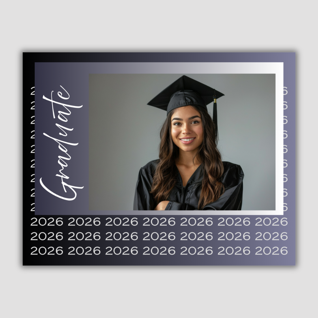 Graduation Invitation Postcard 2026