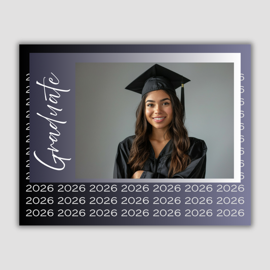 Graduation Invitation Postcard 2026